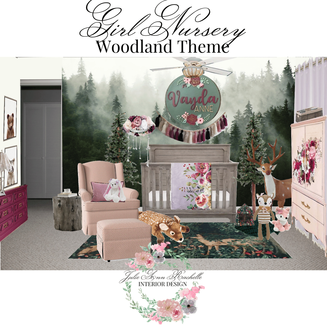 Camping nursery deals decor